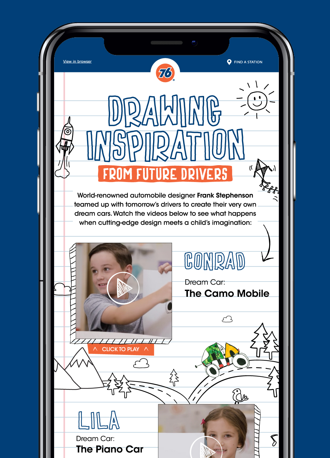 76 Dream Car email 1